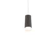 Modern Forms Chauncey 5" LED Mini-Pendant, Bassalt/BK//Opal - PD-5513-40-BV-BK