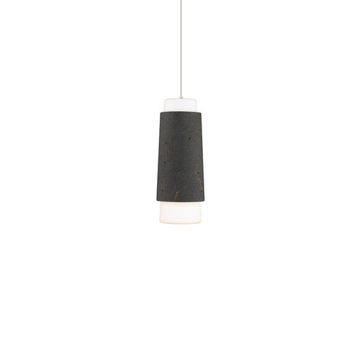 Modern Forms Chauncey 5" LED Mini-Pendant, Bassalt/Black//Opal