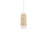 Modern Forms Chauncey 5" LED Mini-Pendant, Beige/Brass/Opal