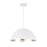 Modern Forms Yolo 1Lt 20" LED Pendant/3000K, White/Silver Leaf - PD-55718-SL