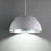 Modern Forms Yolo 1Lt 26" LED Pendant/3000K, White/Silver Leaf