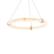Modern Forms Clique 1 light 31" LED Pendant/3000K, Aged Brass - PD-56431-AB