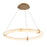 Modern Forms Clique 1 light 31" LED Pendant/3000K, Aged Brass