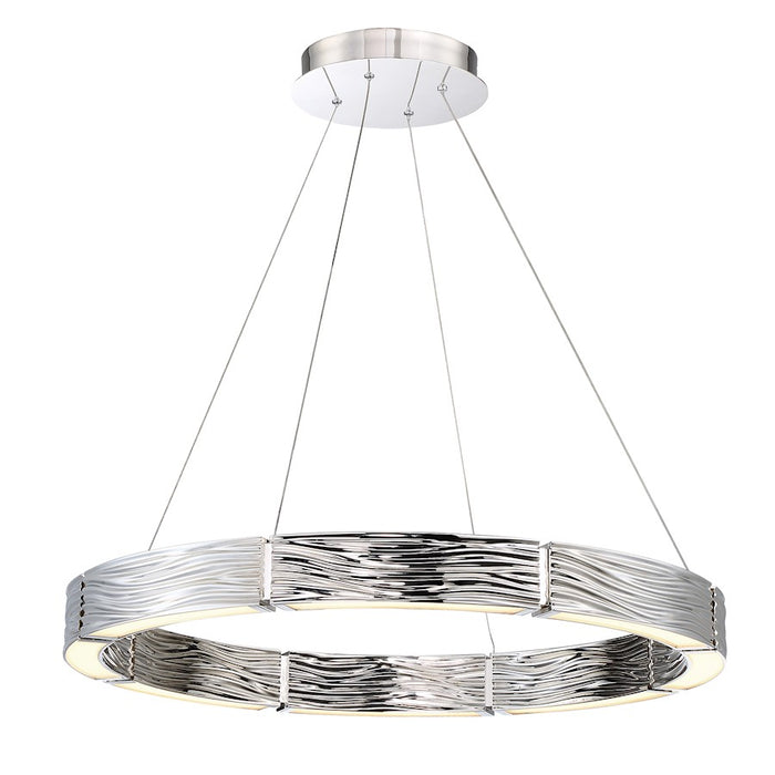 Modern Forms Zelda 12Lt 29" LED Chandelier/3000K, Polished Nickel - PD-56729-PN