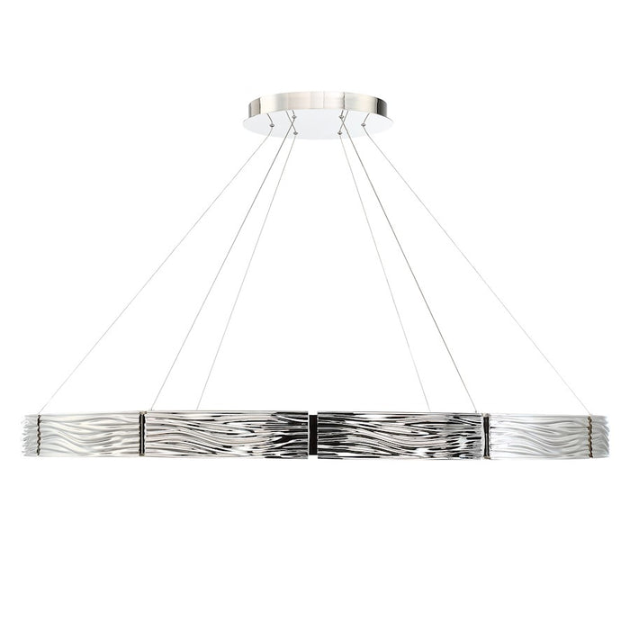 Modern Forms Zelda 12Lt 48" LED Chandelier/3000K, Polished Nickel