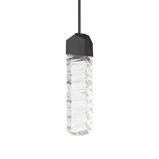 Modern Forms Juliet 15" LED Pendant/3500K/K-9 Faceted Crystal, BK - PD-58115-BK