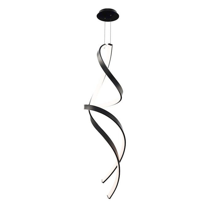 Modern Forms Synopsis 1 Light 71" LED Pendant/3000K, Black