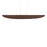Modern Forms Kiefer 48" LED Linear Pendant, Black/Walnut/Brown
