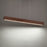 Modern Forms Drift 1Lt 56" LED Linear Pendant/3000K, Dark Walnut