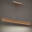 Modern Forms Drift 1 Light 56" LED Linear Pendant/3000K, Walnut