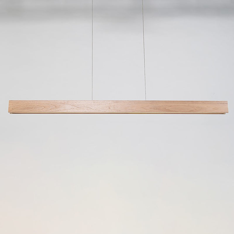 Modern Forms Drift 1 Light 84" LED Linear Pendant/3000K, Walnut