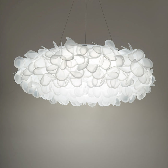 Modern Forms Fluffy 1 Light 22" LED Pendant 3000K, Brushed Nickel