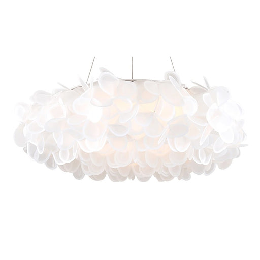 Modern Forms Fluffy 1 Light 33" LED Pendant 3000K, Brushed Nickel - PD-59933-BN