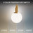Modern Forms Sybil 1Lt 10" LED Mini-Pendant, Aged Brass/Opal