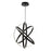 Modern Forms Kinetic 1Lt 38" LED Adj Chandelier/3500K, Black