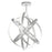 Modern Forms Kinetic 1Lt 60" LED Adj Chandelier/3500K, Titanium