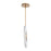 Modern Forms Cymbal 1Lt 14" LED Round Pendant/3000K, Brass