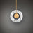 Modern Forms Cymbal 1Lt 14" LED Round Pendant/3000K, Brass