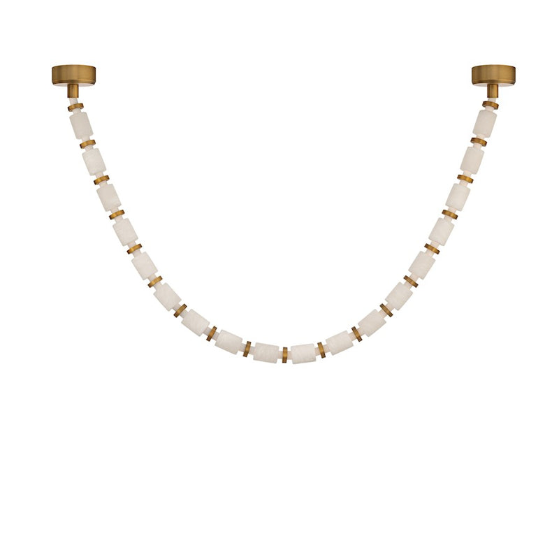 Modern Forms Entice 18Lt 93" LED Pendant/2700K, Brass/Canopy - PD-62418IC-27-AB