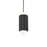 Modern Forms Caviar 7" LED Mini-Pendant/2700K, Bassalt/Black - PD-62516-27-BV-BK