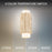 Modern Forms Caviar 7" LED Mini-Pendant, 3000K, Beige/Brass