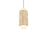 Modern Forms Caviar 7" LED Mini-Pendant, Beige/Brass/Beige - PD-62516-40-WV-AB