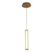 Modern Forms Chaos 1Lt 14" LED 1Lt Pendant/3000K, Brass - PD-64814-AB