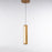 Modern Forms Chaos 1Lt 14" LED 1Lt Pendant/3000K, Brass