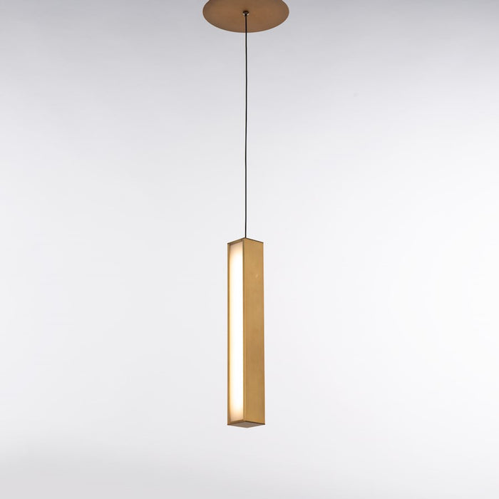 Modern Forms Chaos 1Lt 14" LED 1Lt Pendant/3000K, Brass