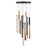 Modern Forms Chaos LED 15Lt RD Pendant/3000K, Black/Brass