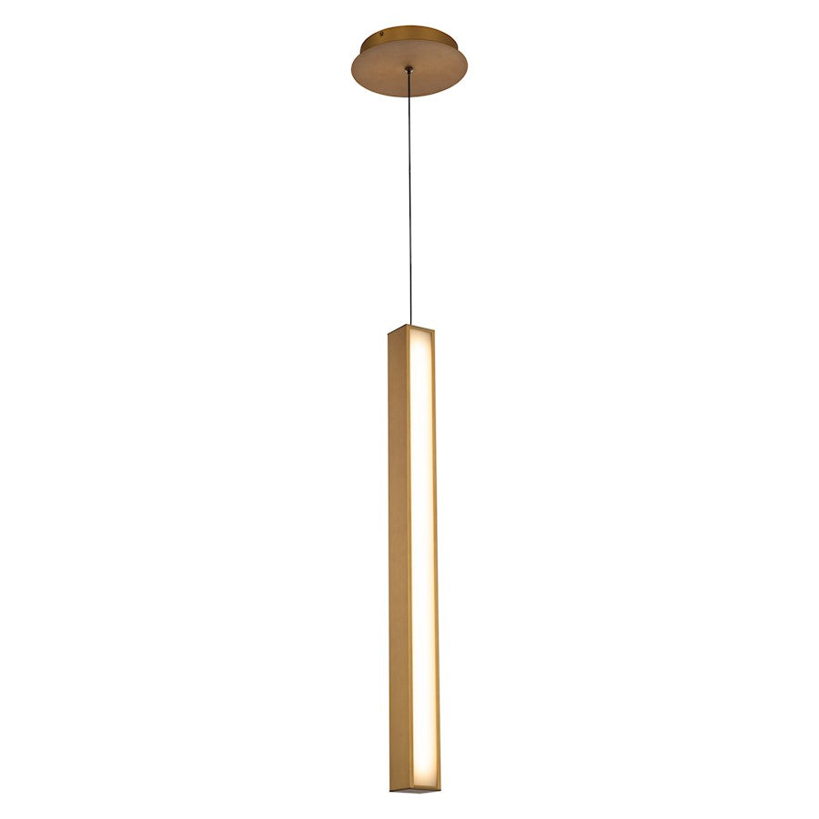 Modern Forms Chaos 1Lt 20" LED 1Lt Pendant/3000K, Brass - PD-64820-AB