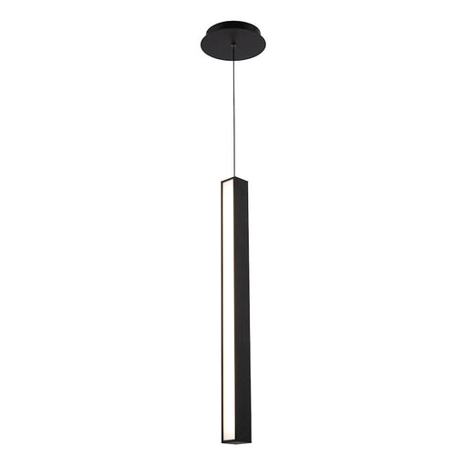 Modern Forms Chaos 1 Light 26" LED 1 Light Pendant/3000K, Black - PD-64826-BK