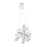 Modern Forms Chaos 11Lt 48" LED Linear Chandelier/3000K, Aluminum