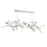 Modern Forms Chaos 19Lt 72" LED Linear Chandelier/3000K, Aluminum - PD-64872-AL