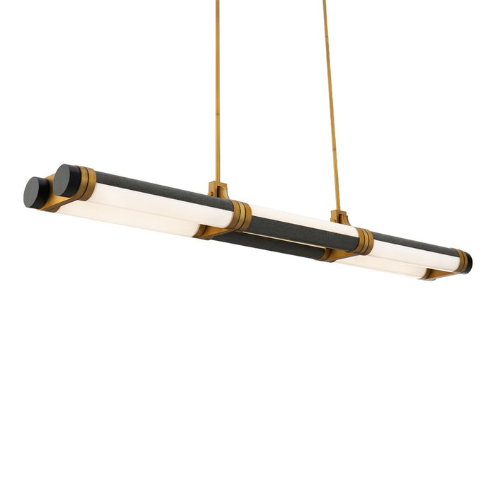 Modern Forms Catania 48" LED Lin Pendant/2700K, BS/BR/BK/WH - PD-6548-27-BV-AB