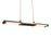 Modern Forms Catania 48" LED Lin Pendant, 2700K, Bassalt Stone/Brass/Black/White