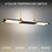 Modern Forms Catania 48" LED Lin Pendant, 2700K, Bassalt Stone/Brass/Black/White