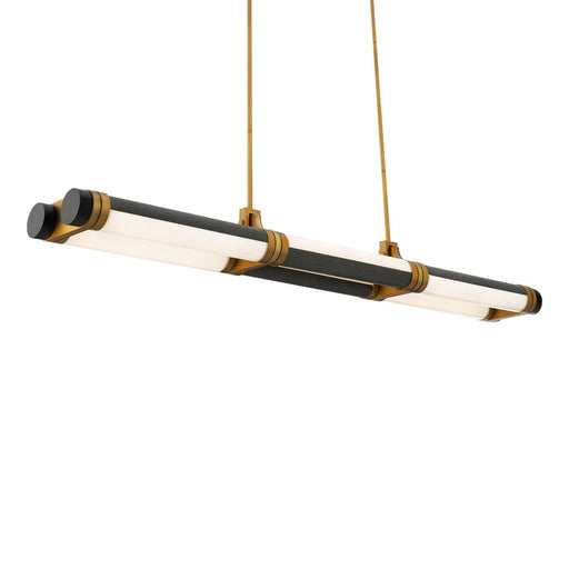 Modern Forms Catania 48" LED Lin Pendant/3500K, BS/BR/BK/WH - PD-6548-35-BV-AB