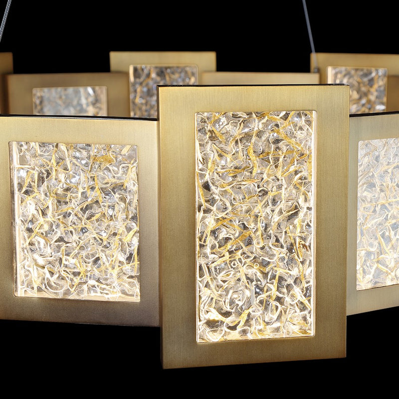 Modern Forms Fury 16Lt 28" LED Round Chandelier/3000K, Brass