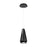 Modern Forms Ingot 1 Light 10" LED Mini Pendant/3000K, Black - PD-66110-BK