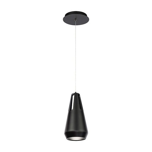 Modern Forms Ingot 1 Light 10" LED Mini Pendant/3000K, Black - PD-66110-BK