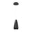 Modern Forms Ingot 1 Light 10" LED Mini Pendant/3000K, Black