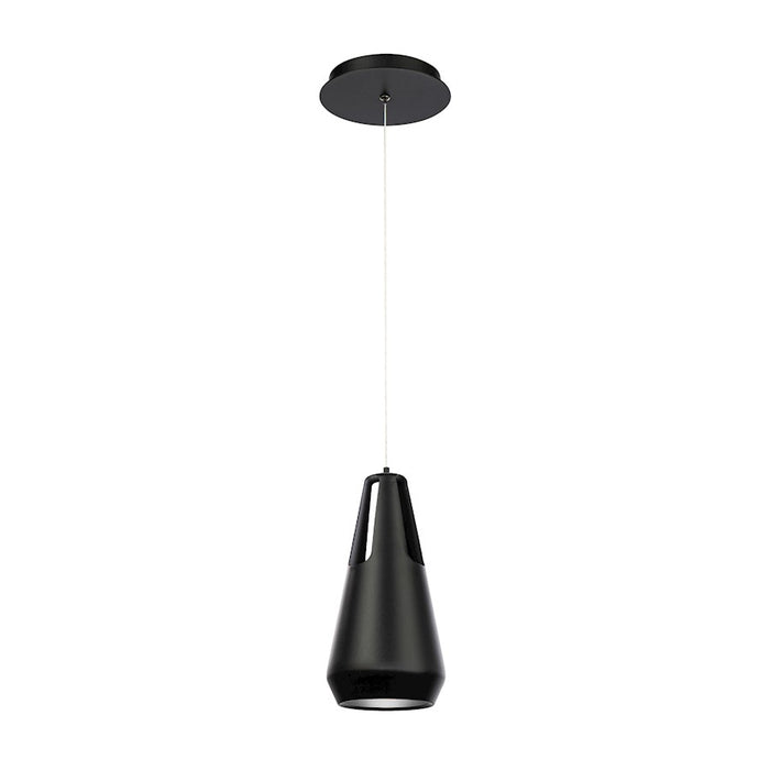 Modern Forms Ingot 1 Light 10" LED Mini Pendant/3000K, Black