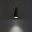 Modern Forms Ingot 1 Light 10" LED Mini Pendant/3000K, Black