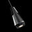 Modern Forms Ingot 1 Light 10" LED Mini Pendant/3000K, Black