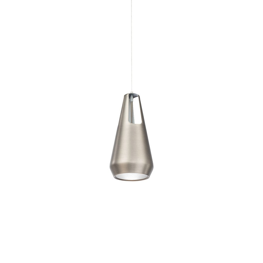 Modern Forms Ingot 1Lt 10" LED Mini Pendant/3000K, Nickel - PD-66110-BN