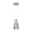 Modern Forms Ingot 1Lt 10" LED Mini Pendant/3000K, Nickel