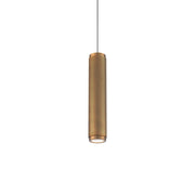Modern Forms Burning Man 1Lt 14" LED Mini Pendant/3000K, Brass - PD-67014-AB