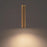 Modern Forms Burning Man 1Lt 14" LED Mini Pendant/3000K, Brass