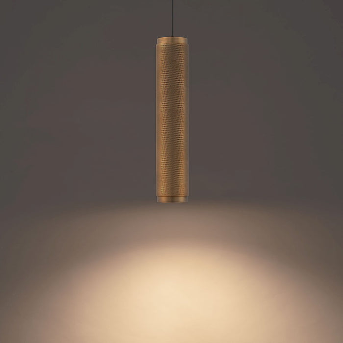 Modern Forms Burning Man 1Lt 14" LED Mini Pendant/3000K, Brass